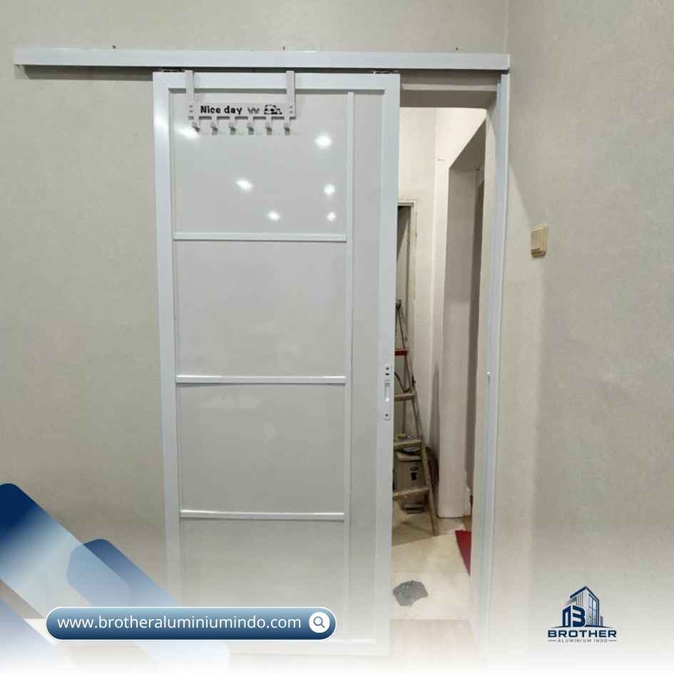 Pintu Sliding Gantung Aluminium & ACP